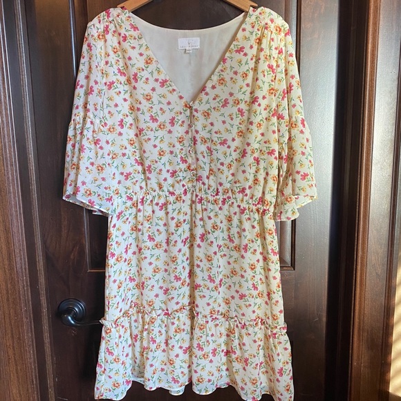 {Lost&Wander} floral cottage mini dress - Picture 2 of 15